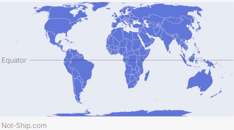 Equal Earth 投影地图