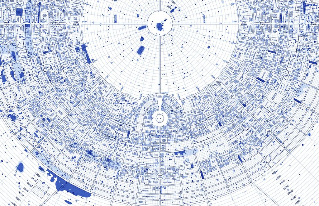 This is a close up of the 2025 MOOP Map.