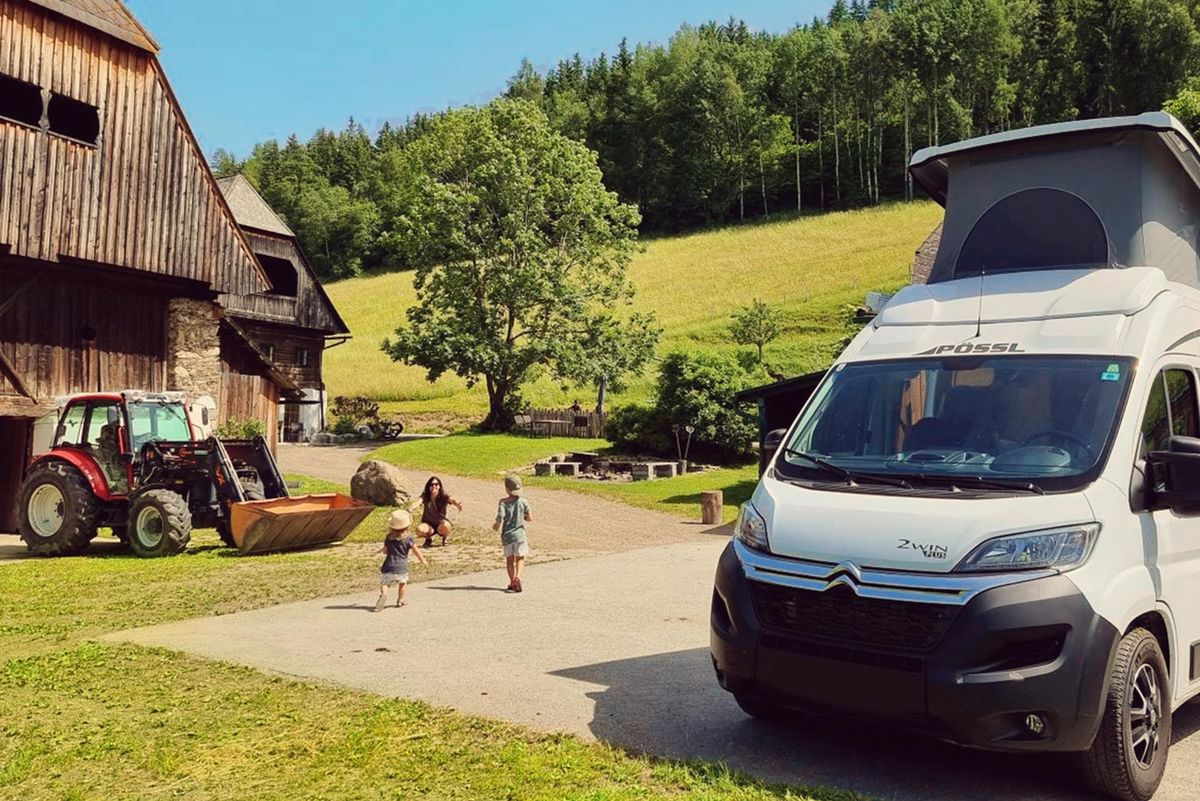 Camping am Bauernhof