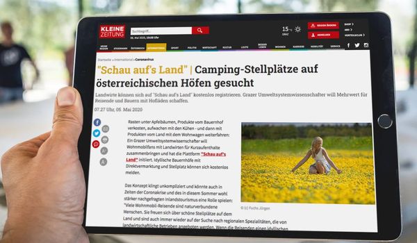 Schau in die Zeitung