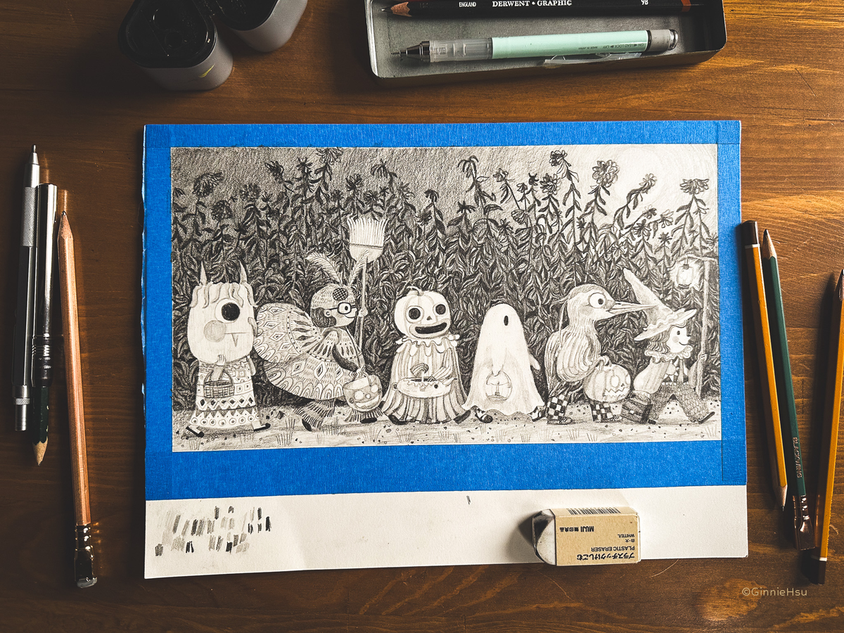 First Frost in the Garden, First Pause in the Studio