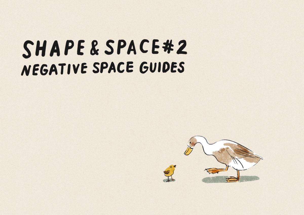 Negative Space Guides (Shape & Space #2)
