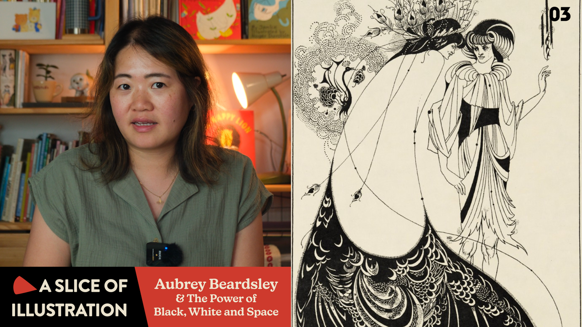 A Slice of Illustration Ep3: Aubrey Beardsley and the Power of Black, White, and Space