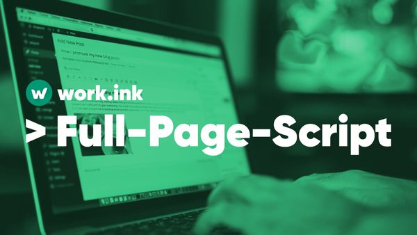 Monetize your Website with the Full-Page-Script