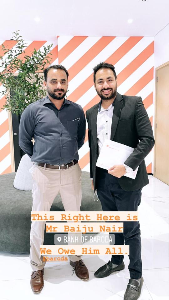 Mr Baiju our relationship manager