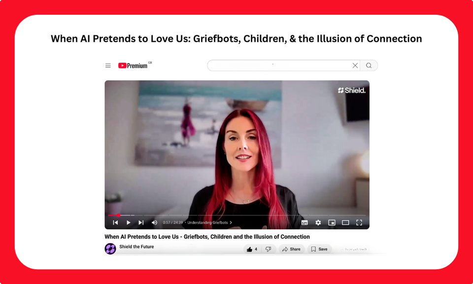 Protecting Children from the Risks of Griefbots