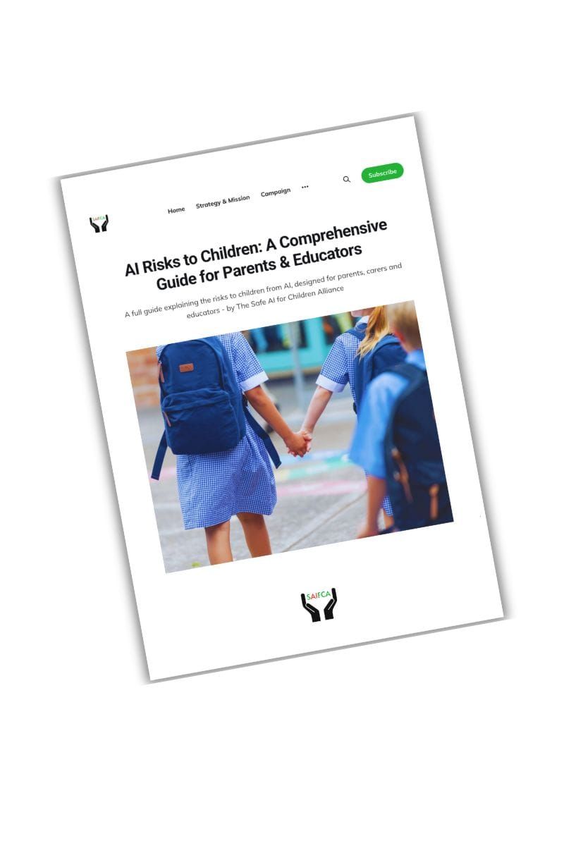 New: SAIFCA’s Full Guide to Understanding AI Risks to Children