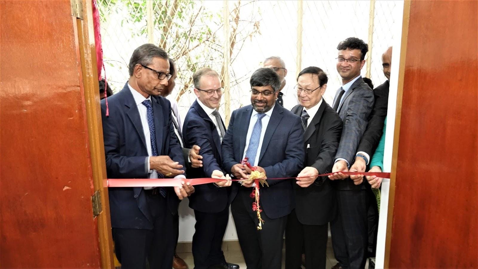 Sir Nishan Canagarajah at the opening ceremony of the Centre for Digital Epidemiology, Faculty of Medicine, University of Jaffna, held on 13 March 2023.
