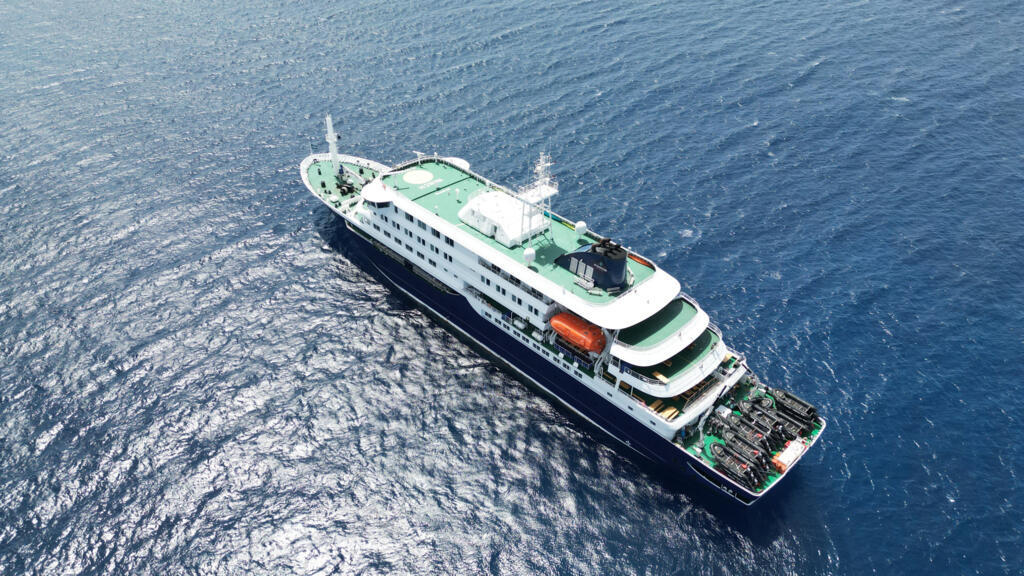 The MV Hondius expedition cruise ship, where an outbreak of the Andes strain of hantavirus triggered an international public health response involving passengers from more than 20 countries.
