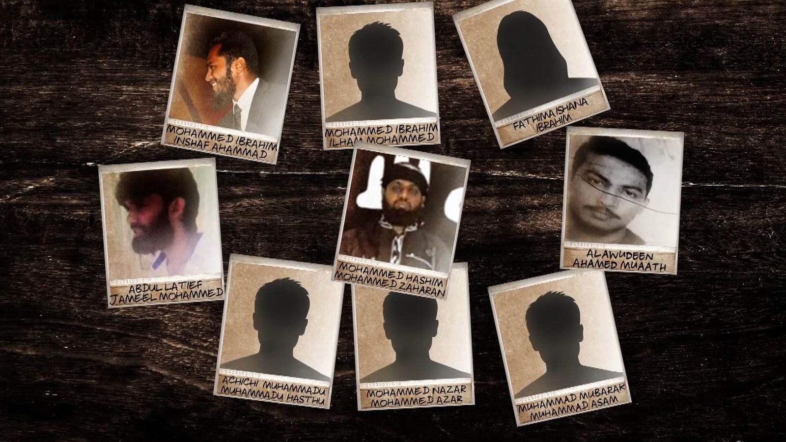 The suspected bombers behind the attacks.
