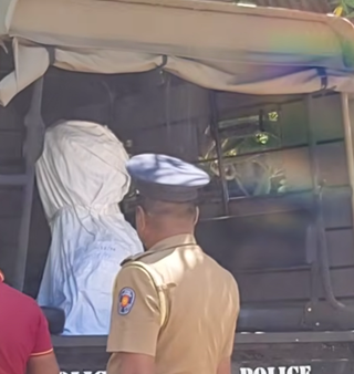 Police Hand Thileepan Bust to Jaffna Court; No Tamil Party Has Claimed It