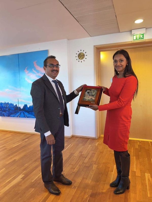 Minister Accused of Blocking Northern Projects Meets Norway’s Tamil-Born Transport Minister
