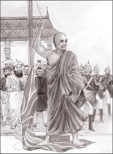 President Says Prison Rules Did Not Foresee Jailed Monks. The British Were Jailing Them in 1816.