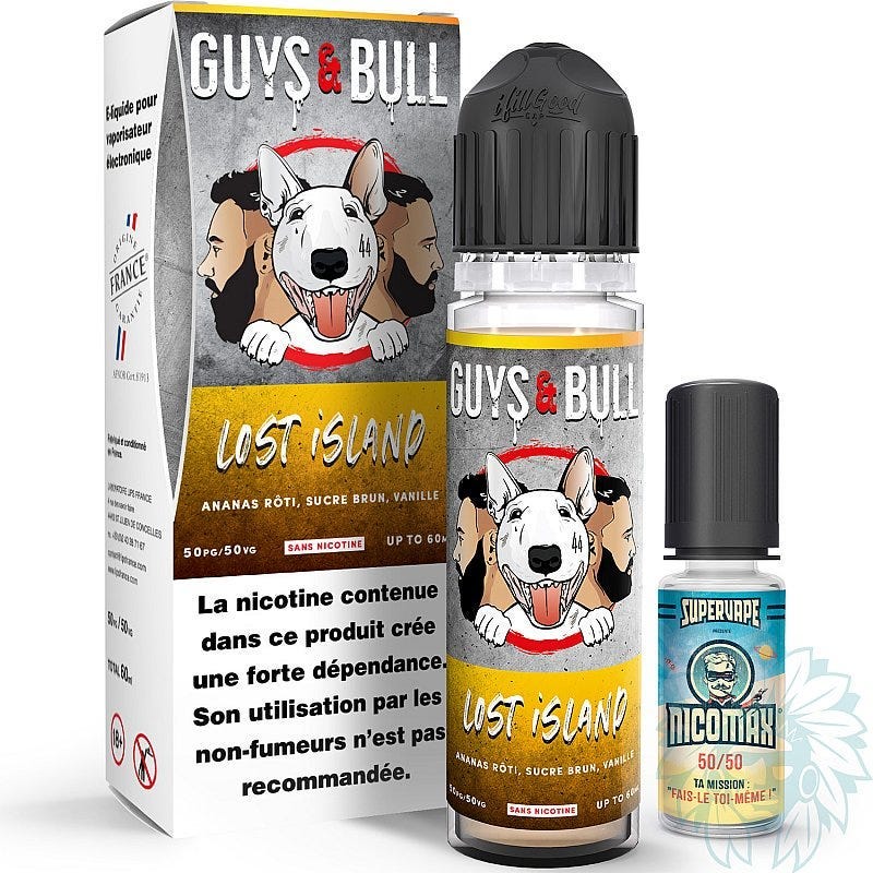 Lost Island de Guys & Bull - E-liquide Vape