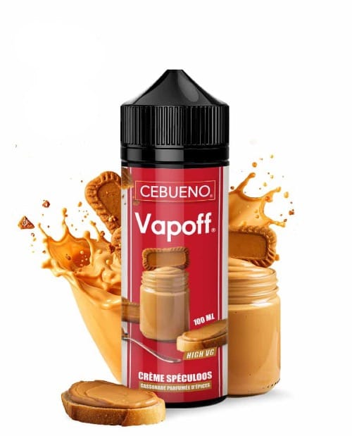 Vapoff, e-liquide au spéculoos de la gamme Cebueno par CDS Lab, inspiré d’un classique pâtissier