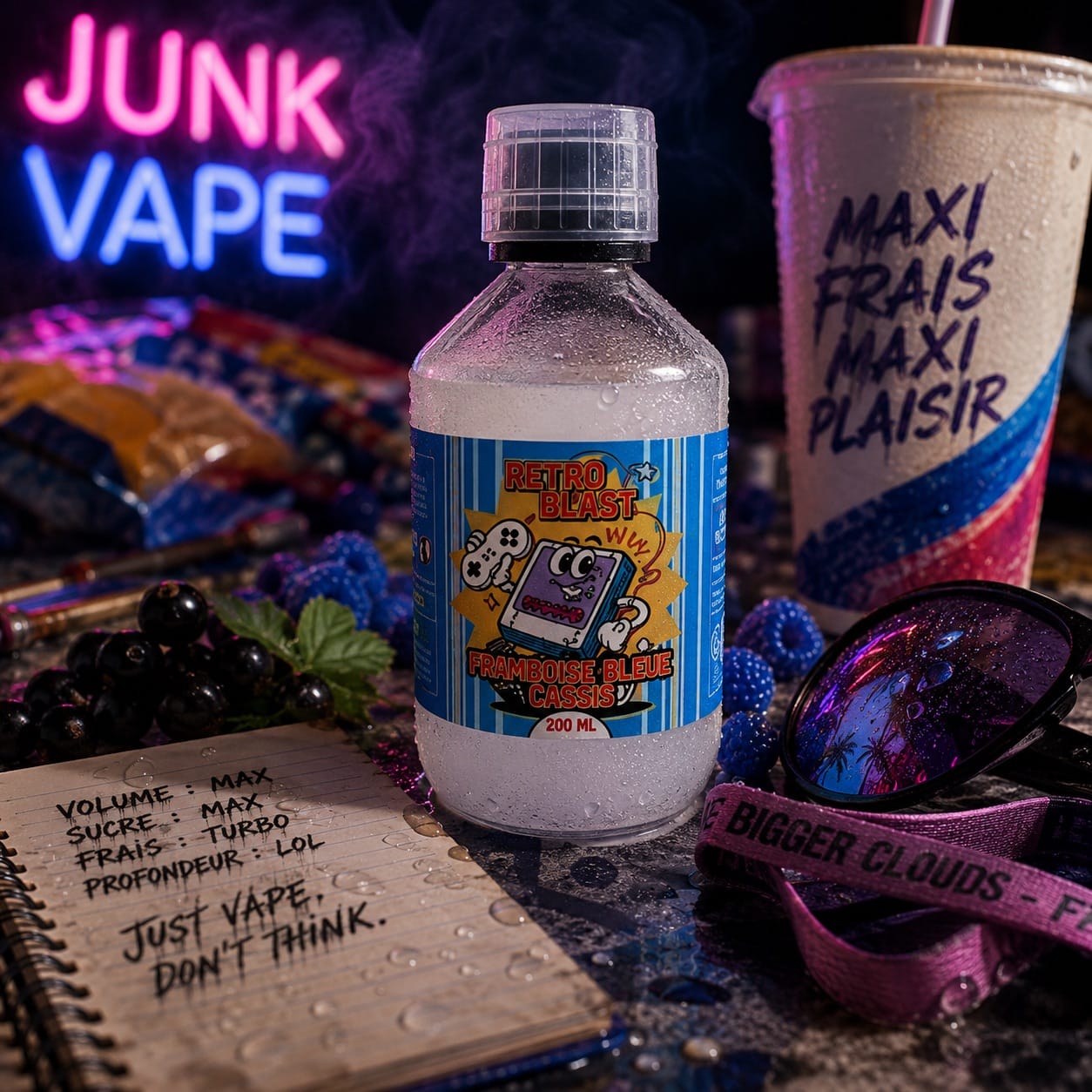 e-liquide-framboise-bleue-cassis-retroblast-200-ml - le petit vapoteur