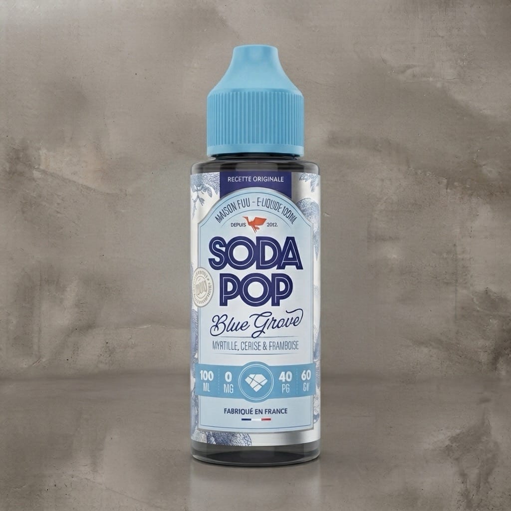 E-liquide Soda Pop Blue Grove FUU 100 ml