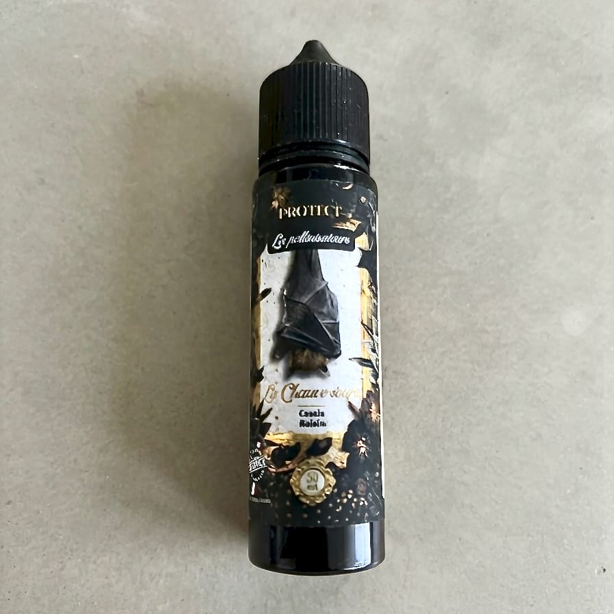 Flacon de 50 ml Protect Les Pollinisateurs La Chauve-Souris, cassis et raisin.