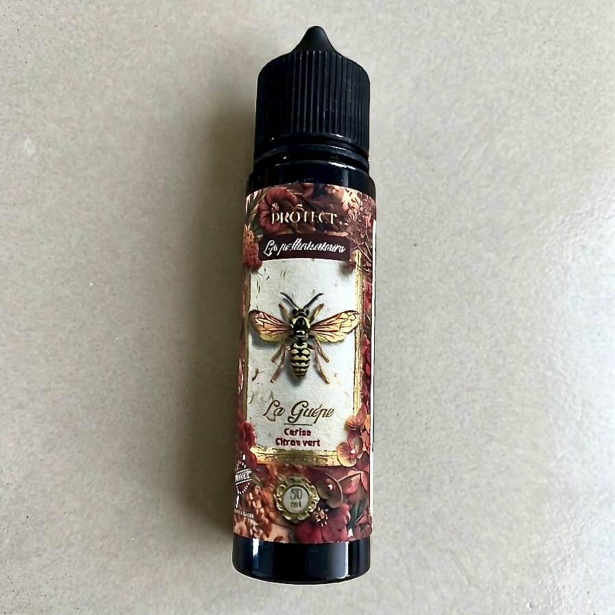 Flacon de 50 ml Protect Les Pollinisateurs La Guêpe, cerise et citron vert.