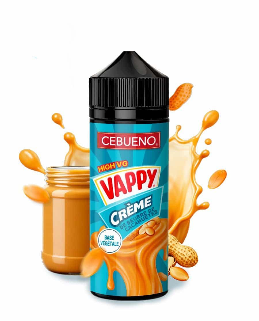 Vappy Cebueno crème de cacahuète e-liquide CDS Lab packshot
