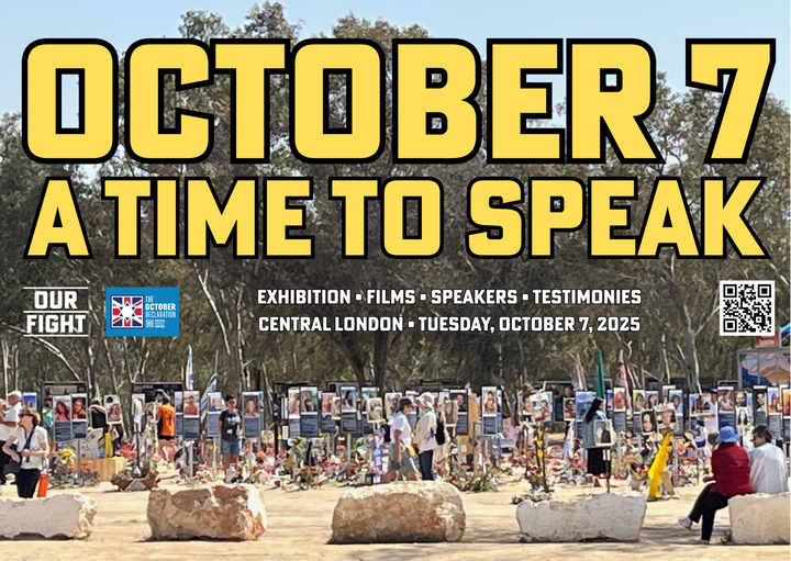 October 7: A Time to Speak