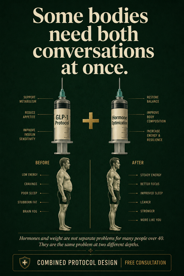 GLP-1 Programs and Hormones — Why Some People Need Both