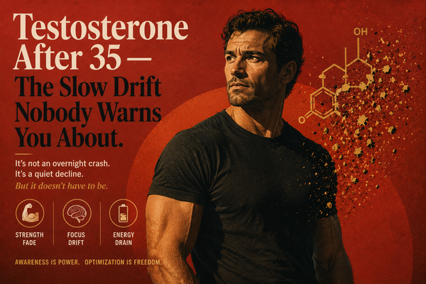Testosterone After 35 — The Slow Drift Nobody Warns You About