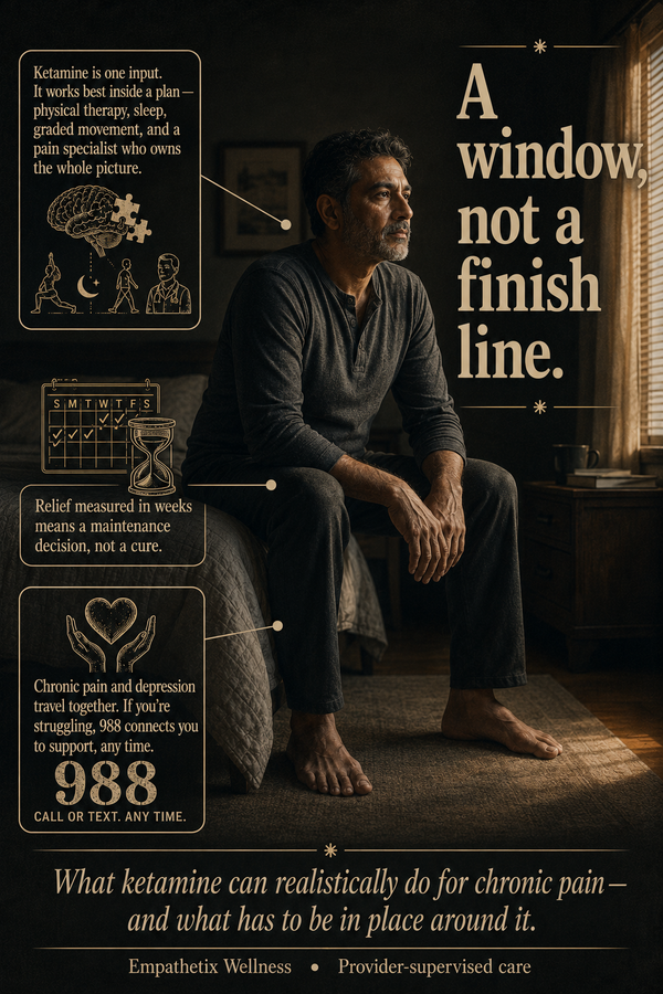 Ketamine and Chronic Pain — The Connection Nobody Explains Properly