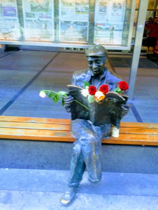 The newspaper man who lost his foot on 22/7