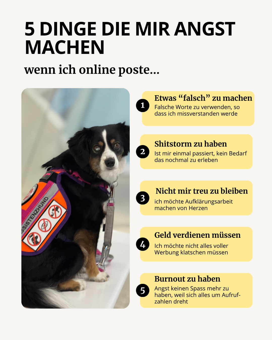 Die Kehrseite der Aufklärungsarbeit: Meine 5 grössten Ängste online (und was mir dagegen hilft)
