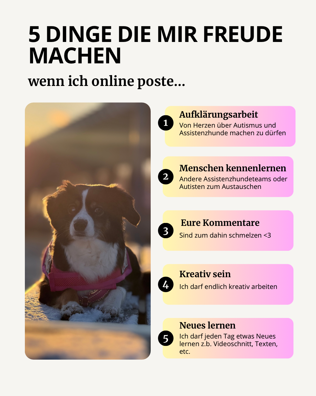 Warum das Posten im Netz mein Herz erfüllt: 5 Dinge, die mir Freude machen
