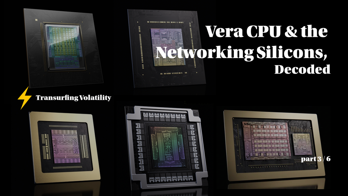 Vera Rubin Decoded Pt. 3 | Vera CPU & the Networking Silicon Family