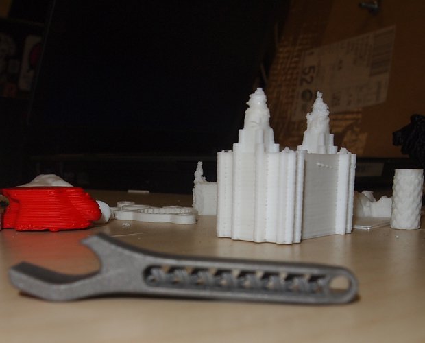 Titanium SLS printed spanner 
