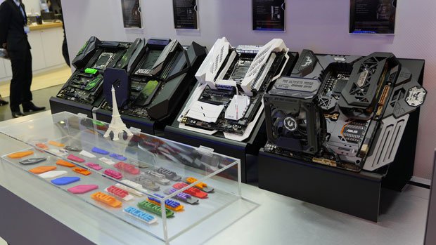 3D printed motherboard embellishments