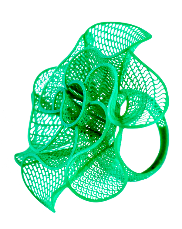 Ring cast 3D printed in Figure 4 JCAST-GRN 20