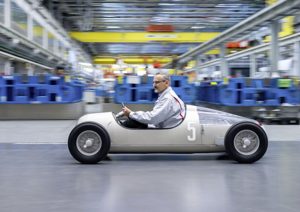 The Union Race Car in full flow