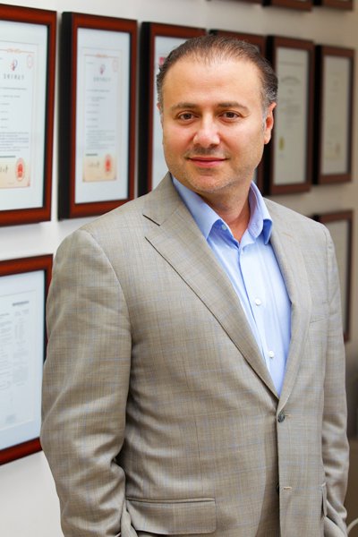 Al Siblani with some of EnvisionTECs patents in the area of 3D printing