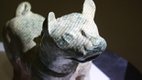 An original 2,000 year-old Han Dynasty Dog being scanned by Initiion