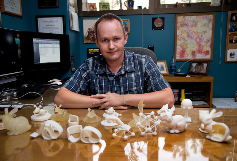 Bedrich Benes at Desk