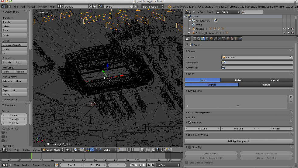 Blender version of Goodison