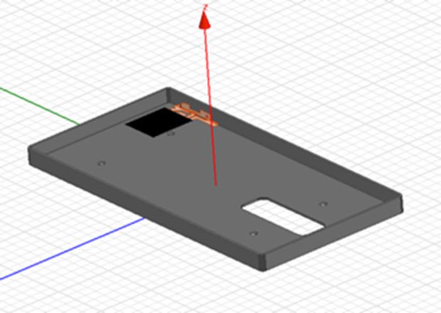 Design for the 3D Printed case and antena