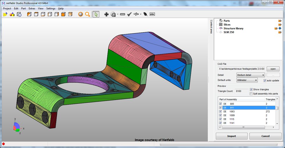 netfabb Tech Soft 3D HOOPS exhange