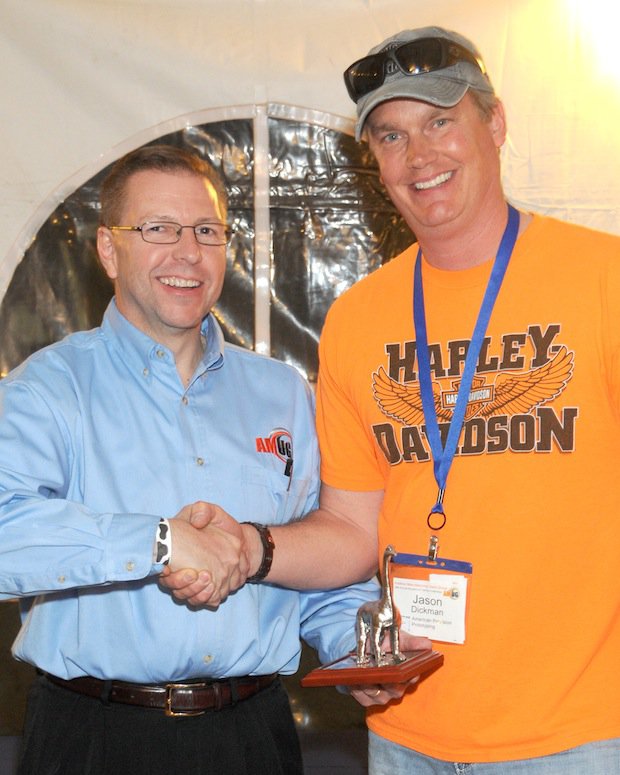 Jason Dickman receives AMUG DINO award
