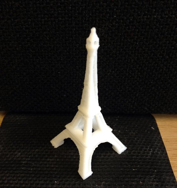 Finished tower is about 6cm high