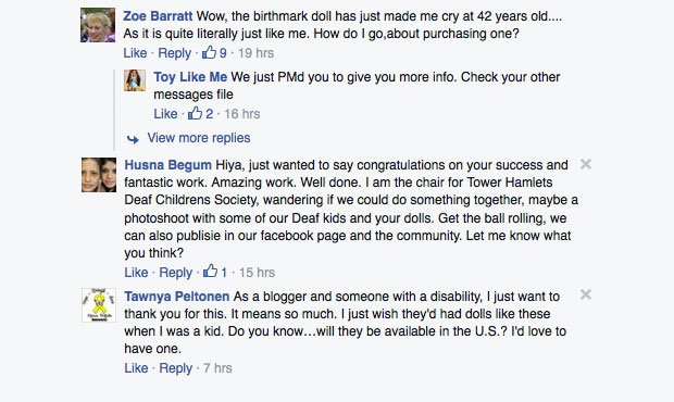 Facebook praise for MAKIES new range