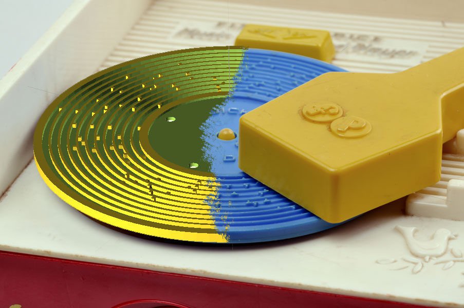 Fisher Price 3D Printed 'Vinyls'