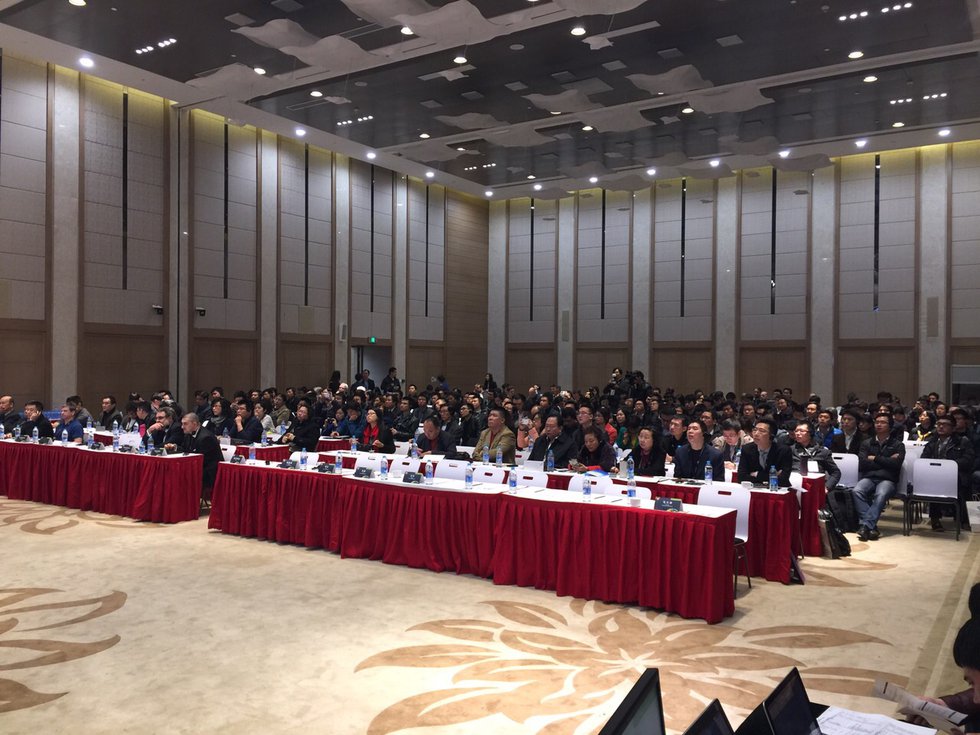 Packed out conference. 
