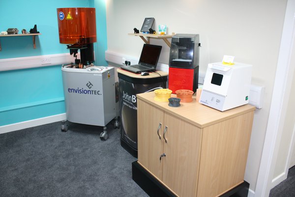 John Burn 3D printing studio