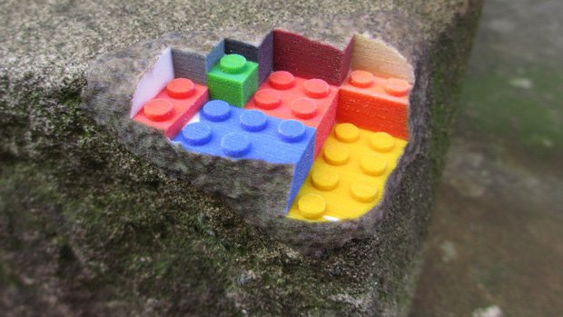 Blending real world with 3D prints