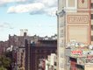 Cityscape image taken with the lens